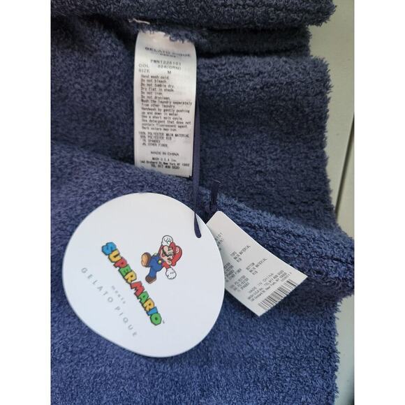 NWT Gelato Pique SUPER MARIO LUIGI Parka & Long Pants Pajama Set Sz M Cozy - Picture 11 of 16
